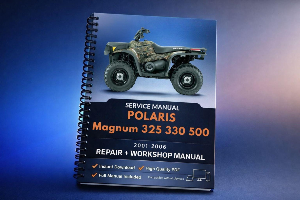 Polaris Magnum 325 330 500 Service Repair Maintenance Workshop Manual 2001 2002 2003 2004 2005 2006