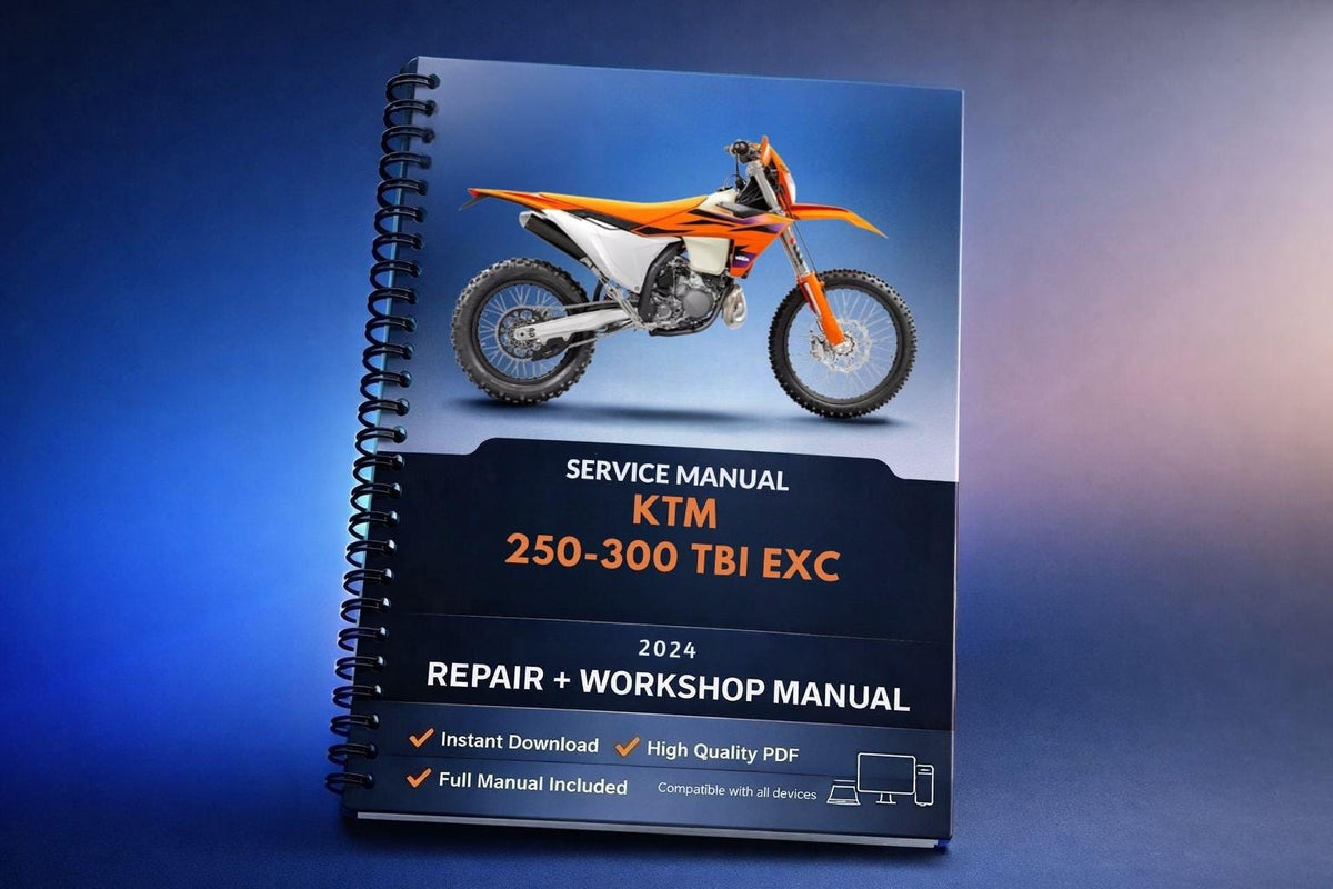 2024 KTM 250-300 TBI EXC Manual de Reparacion Spanish