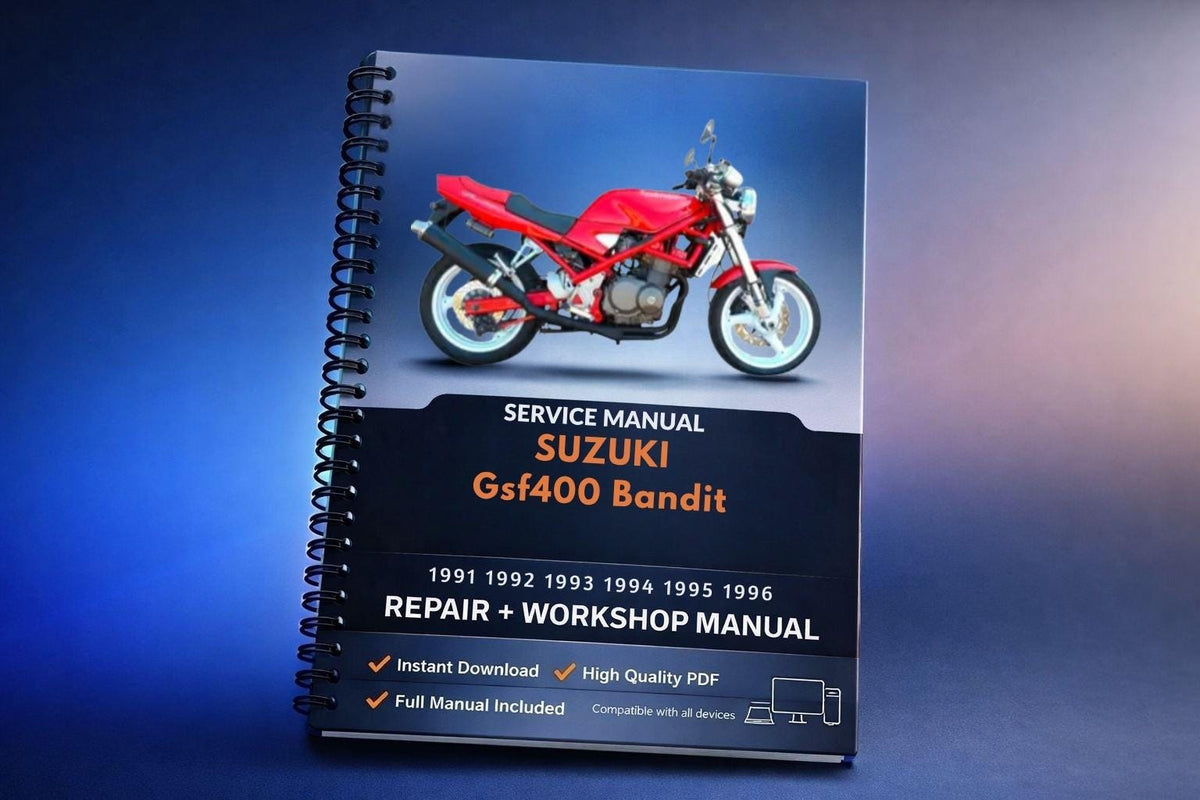 Suzuki Gsf400 Bandit 1991 1992 1993 1994 1995 1996 Service Repair Manual