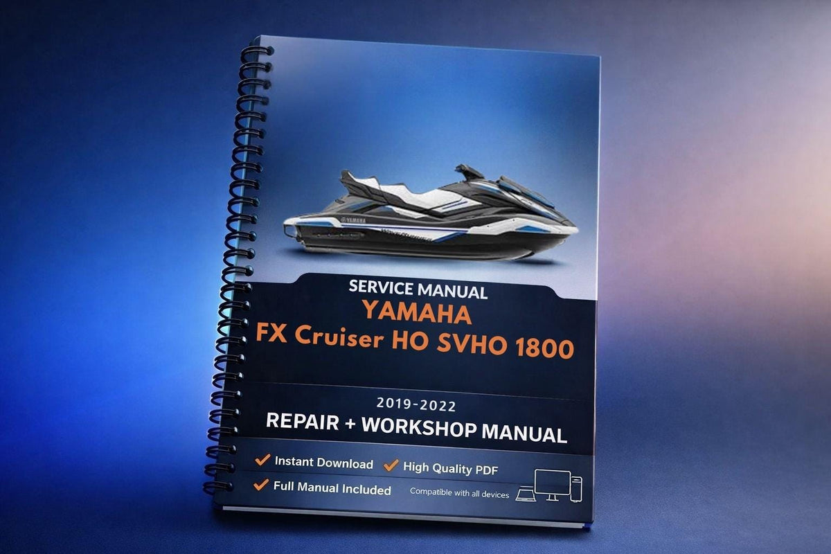 Yamaha FX Cruiser HO SVHO 1800 Service Manual 2019 2020 2021 2022