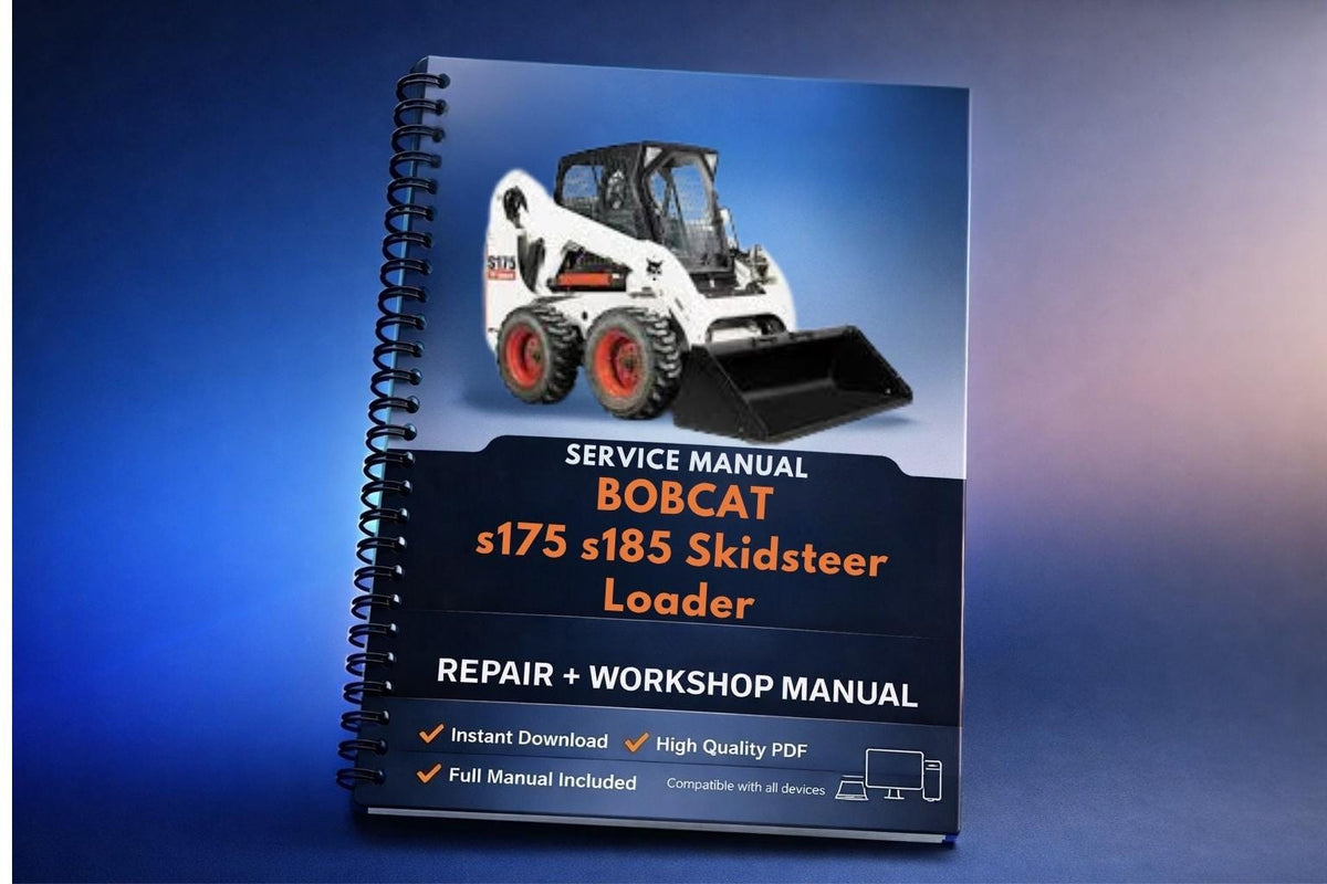 Bobcat s175 s185 Skidsteer Loader Service Manual
