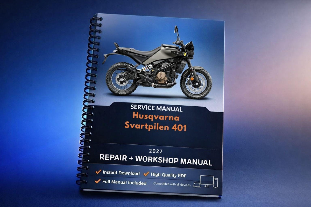 Husqvarna 2022 Svartpilen 401 Service Workshop Repair Manual
