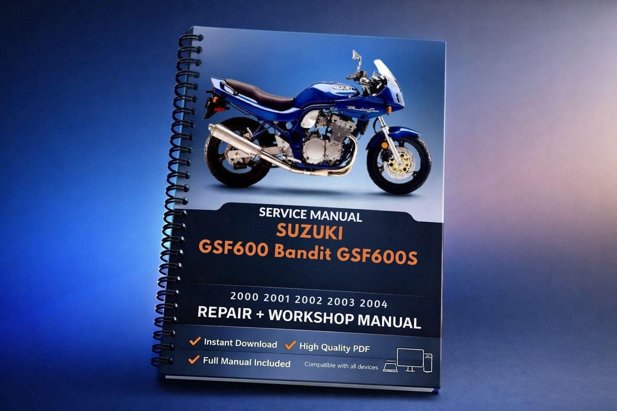 Suzuki GSF600 Bandit GSF600S 2000 2001 2002 2003 2004 Service Manual