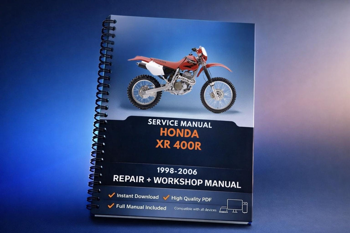 1998-2006 Honda XR 400R Factory Service Shop Repair Manual