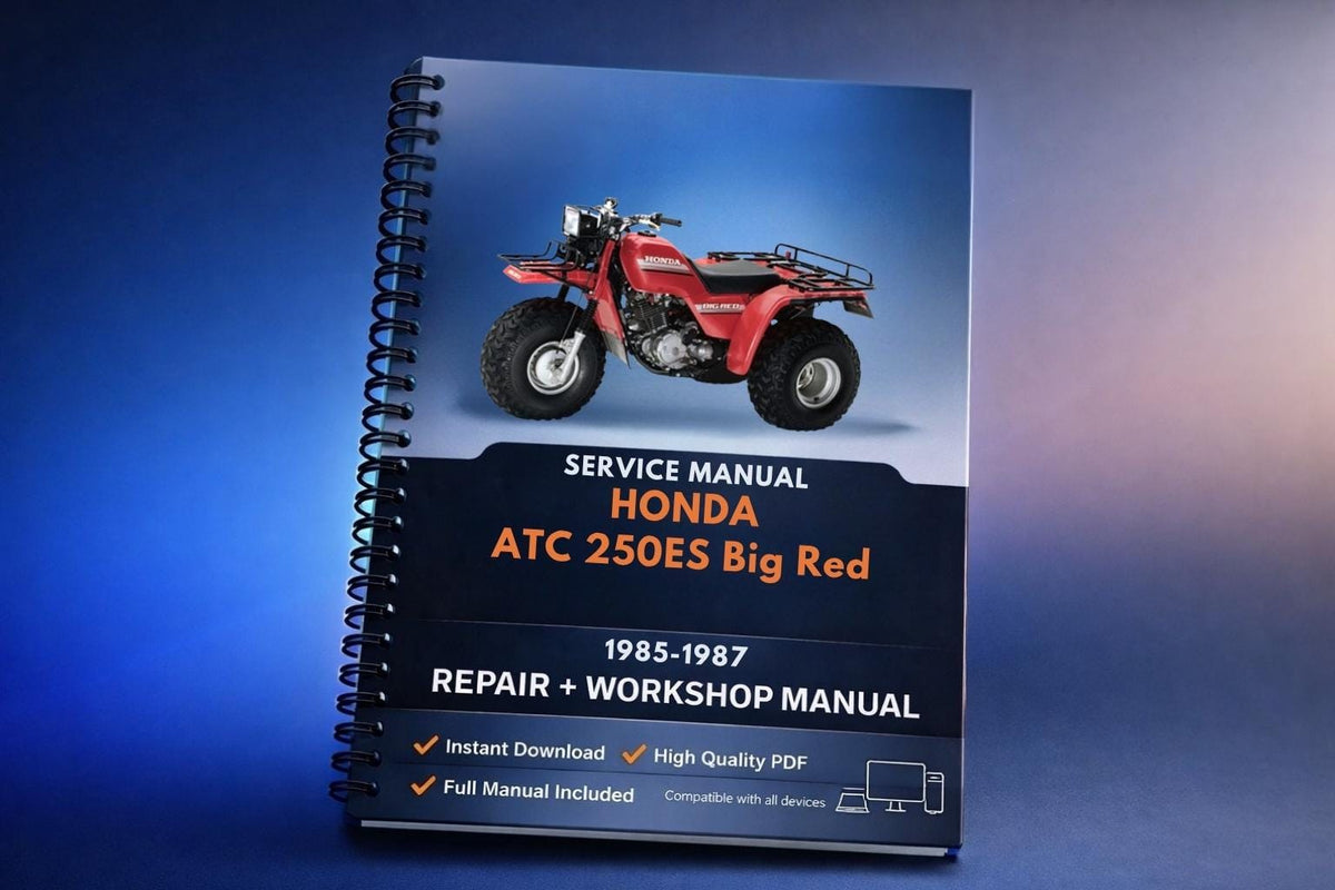 1985-1987 Honda ATC 250ES Big Red Service Repair Manual
