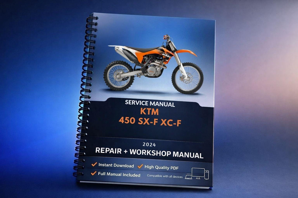 2024 KTM 450 SX-F XC-F Repair manual