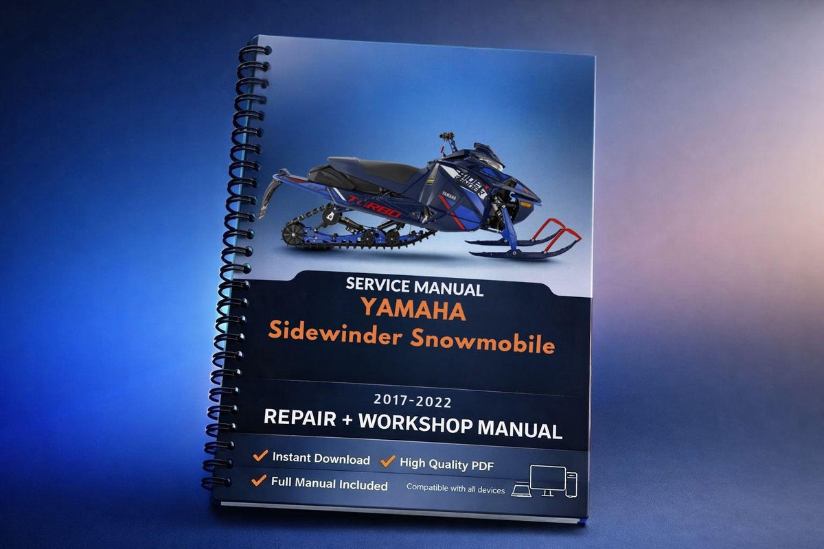Yamaha Sidewinder Service Manual Snowmobile 2017-2022