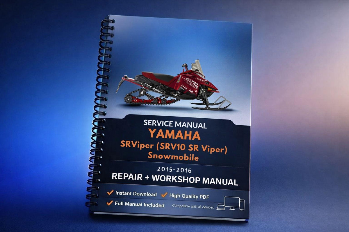 2015-2016 Yamaha SRViper ( SRV10 SR Viper ) Snowmobile Service Repair Manual