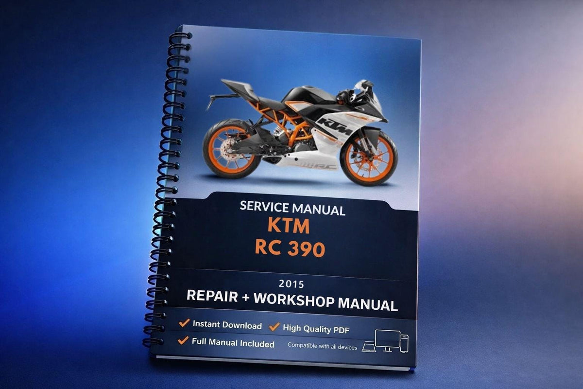 KTM RC 390 2015 Workshop Repair Service Manual