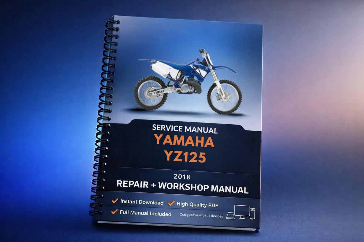 YAMAHA YZ125 2018 Workshop Repair Service Manual
