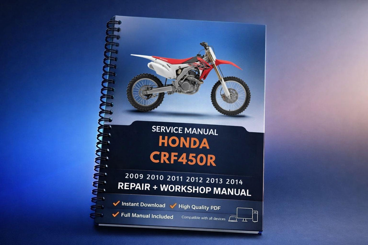 Honda CRF450R 2009 2010 2011 2012 2013 2014 Service Repair Manual
