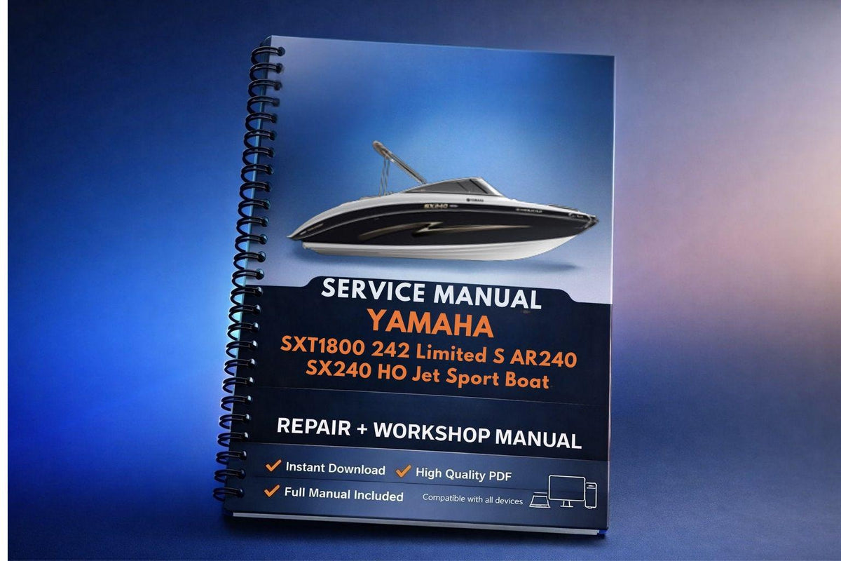 Yamaha SXT1800 242 Limited S AR240 SX240 HO Jet Sport Boat Service Repair Manual