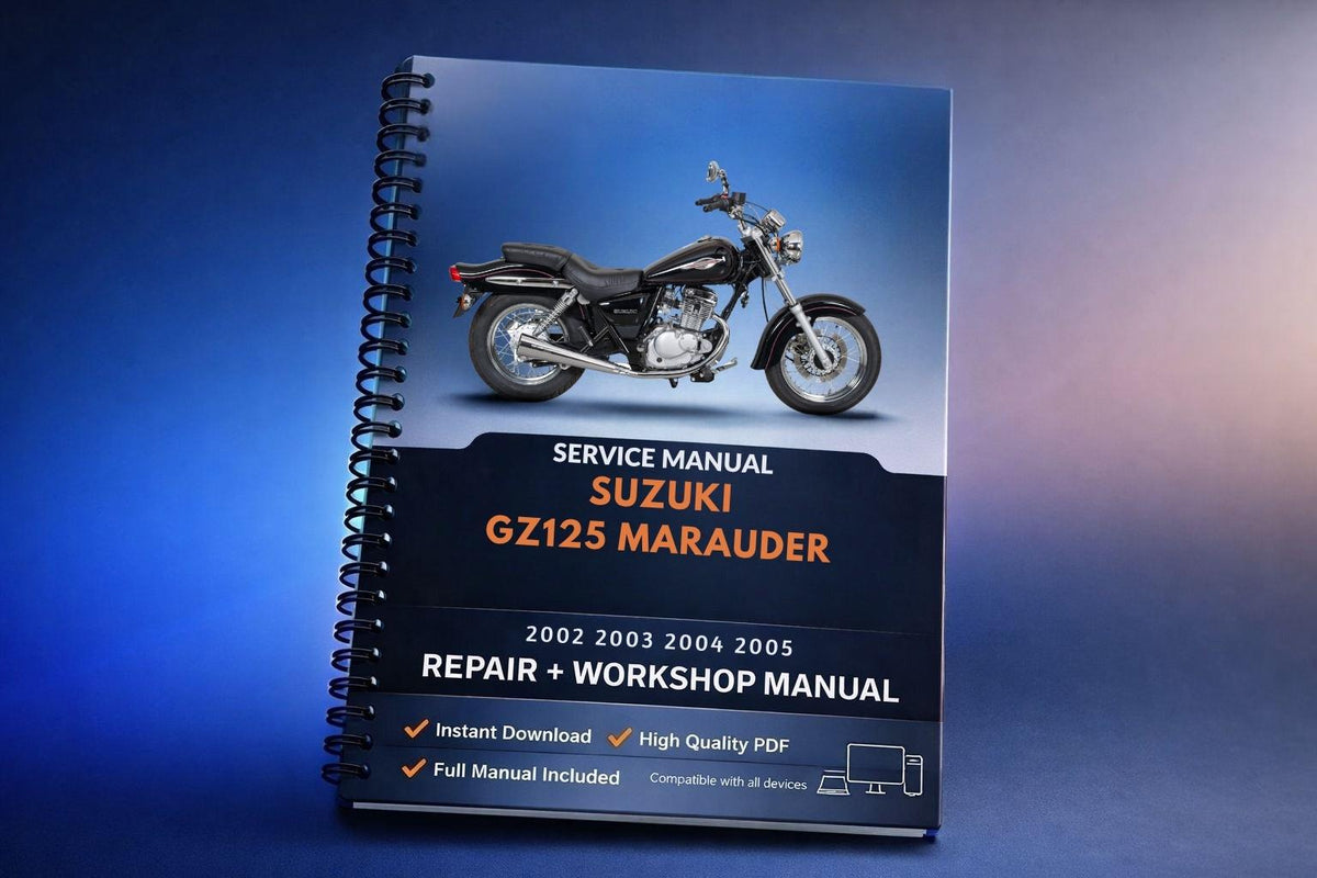 Suzuki GZ125 MARAUDER 2002 2003 2004 2005 Service Manual