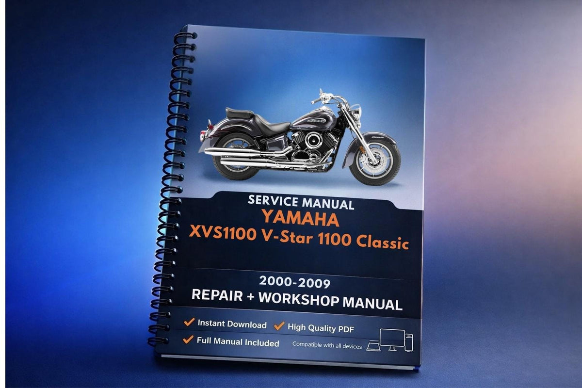 2000-2009 Yamaha XVS1100 V-Star 1100 Classic Service Repair Manual
