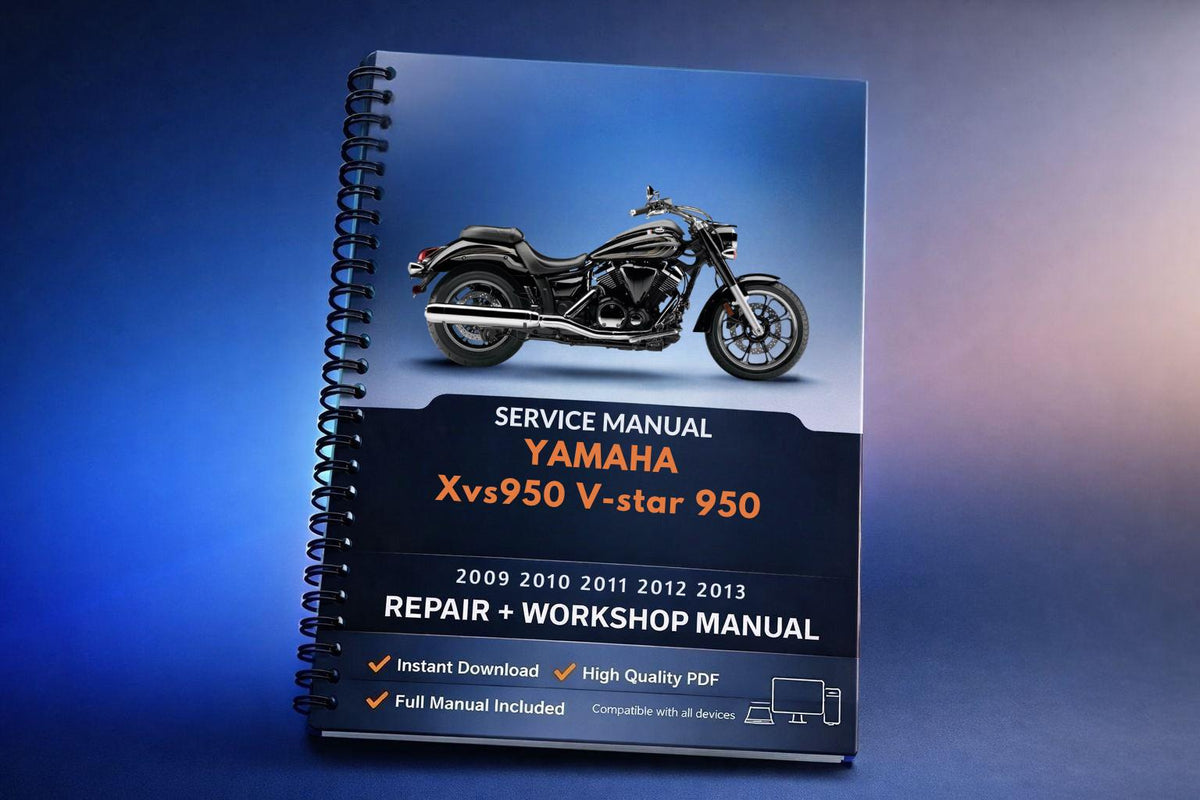 Yamaha Xvs950 V-star 950 / 2009 2010 2011 2012 2013 Service Repair Shop Manual