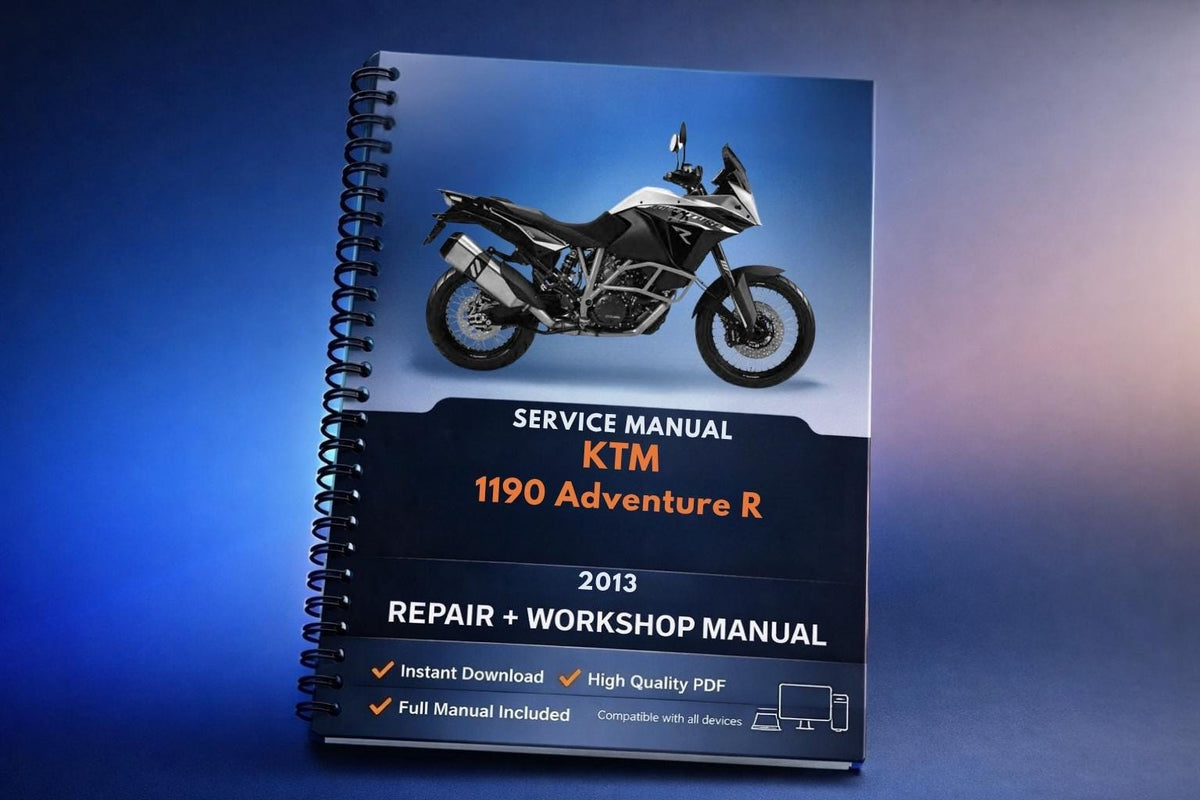 2013 KTM - 1190 Adventure R - Workshop Service Repair Manuals