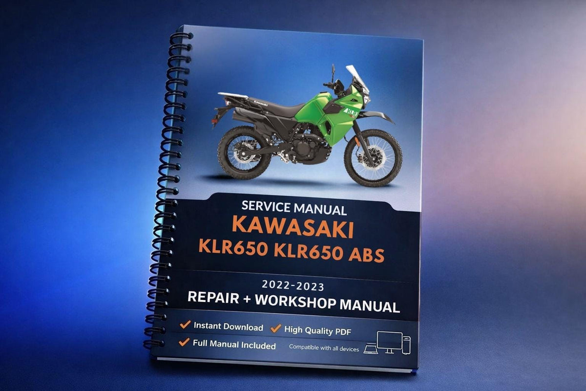 Kawasaki KLR650 KLR 650 ABS Service Repair Maintenance Workshop Manual 2022-2023