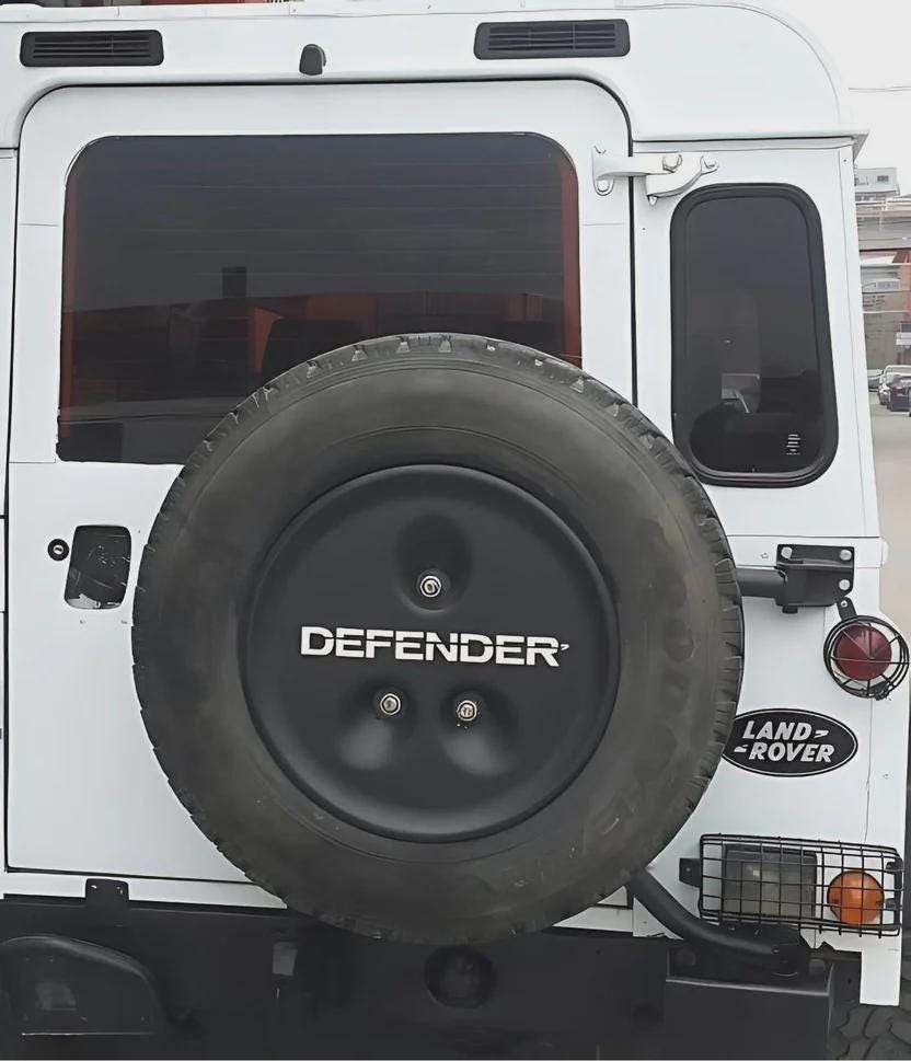 Land Rover Defender Original Type Spare Tire Cover 90 110