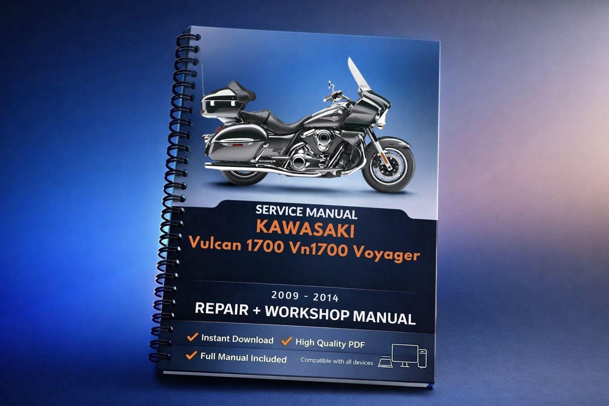 Kawasaki Vulcan 1700 Vn1700 Voyager 2009 2010 2011 2012 2013 2014