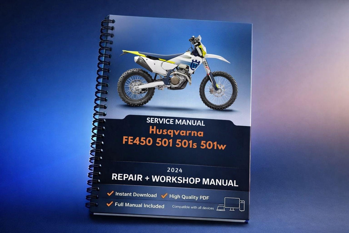 2024 Husqvarna FE450 501 501s 501w Repair Manual