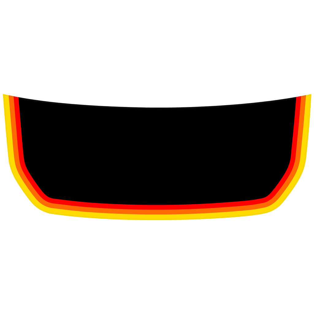 Retro 2021+ Ford Bronco Hood Overlay for 2021 2022 2023