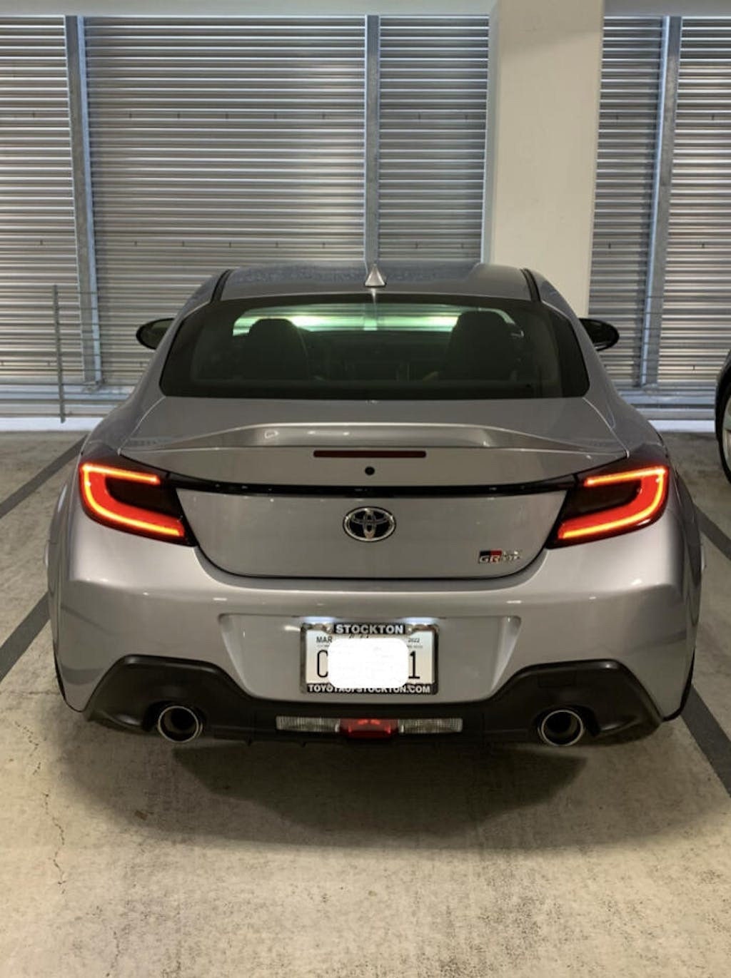2022 2023 GR86 BRZ Tail Light Overlays (Smoked) 2024 2025