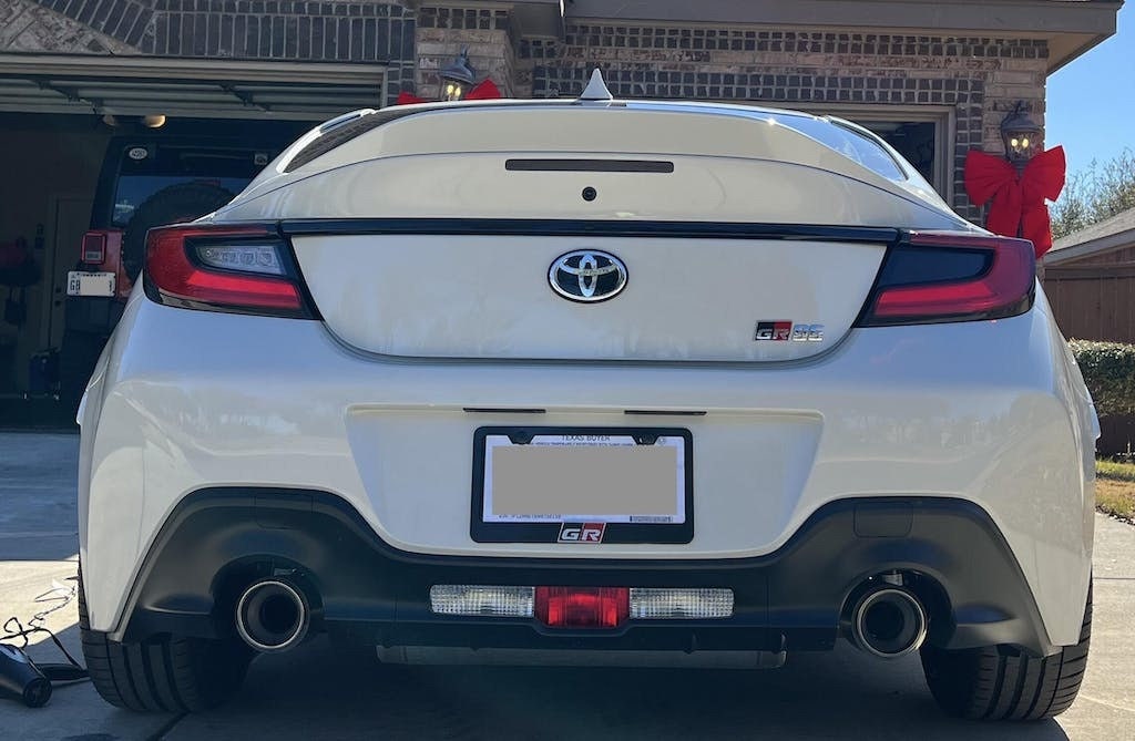 2022 2023 GR86 BRZ Tail Light Overlays (Smoked) 2024 2025