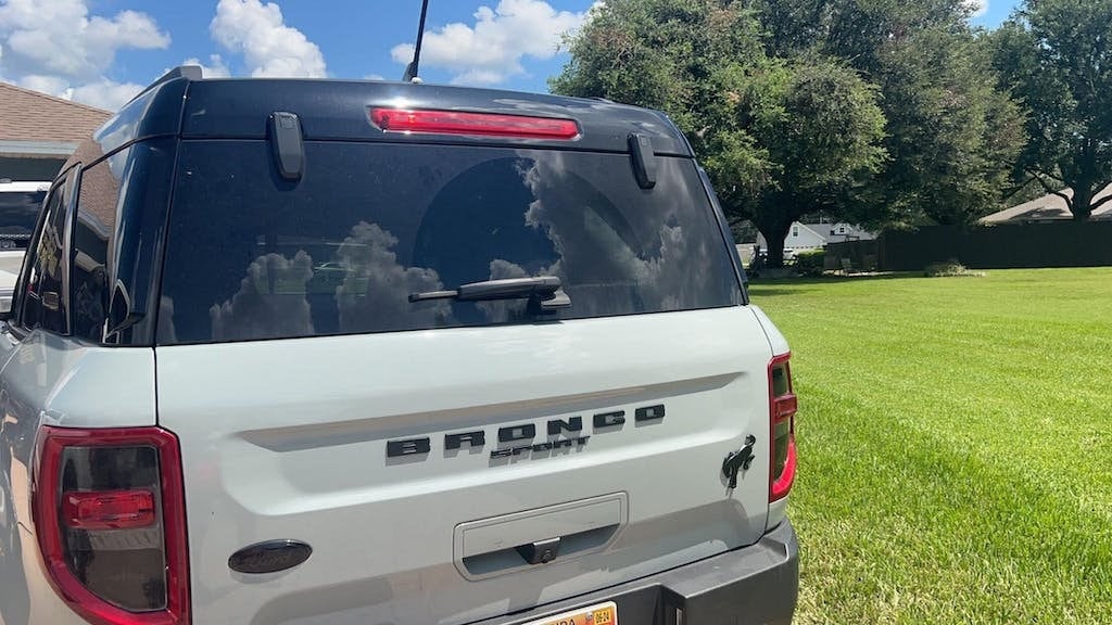For 2021+ Bronco Rear Oval Overlay Tint 2022 2023 Also Fits Bronco Sport