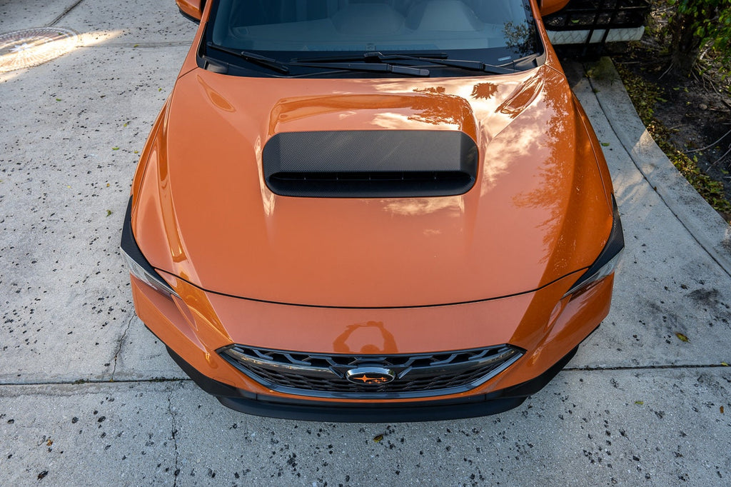 2022 WRX 3D Carbon Hood Scoop Overlay 2023 2024