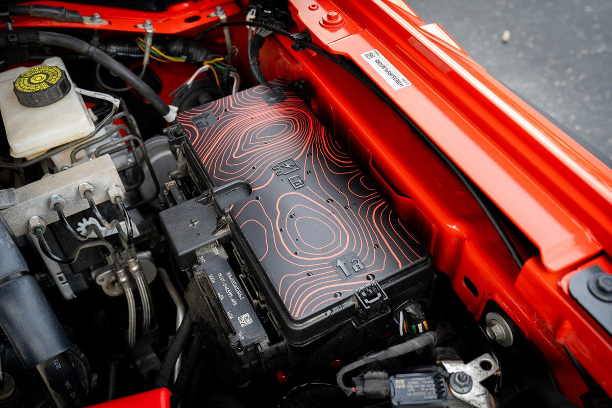 2021+ Bronco Fuse Box Lid Overlay Decal Sticker for Ford