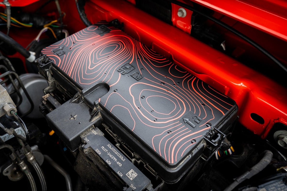 2021+ Bronco Fuse Box Lid Overlay Decal Sticker for Ford