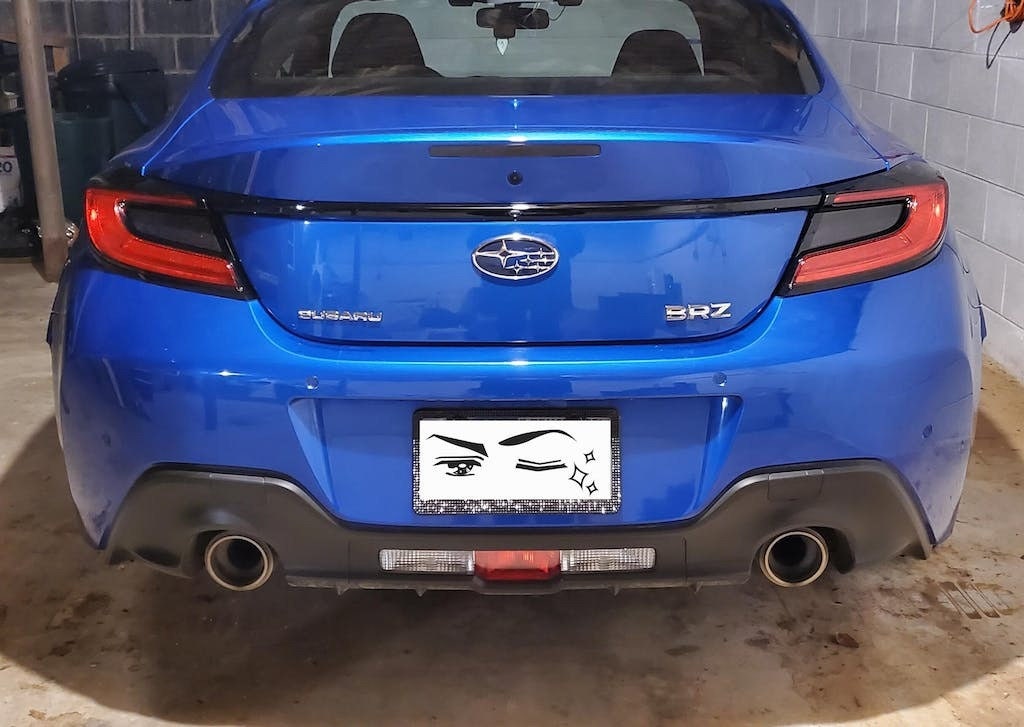 2022 2023 GR86 BRZ Tail Light Overlays (Smoked) 2024 2025