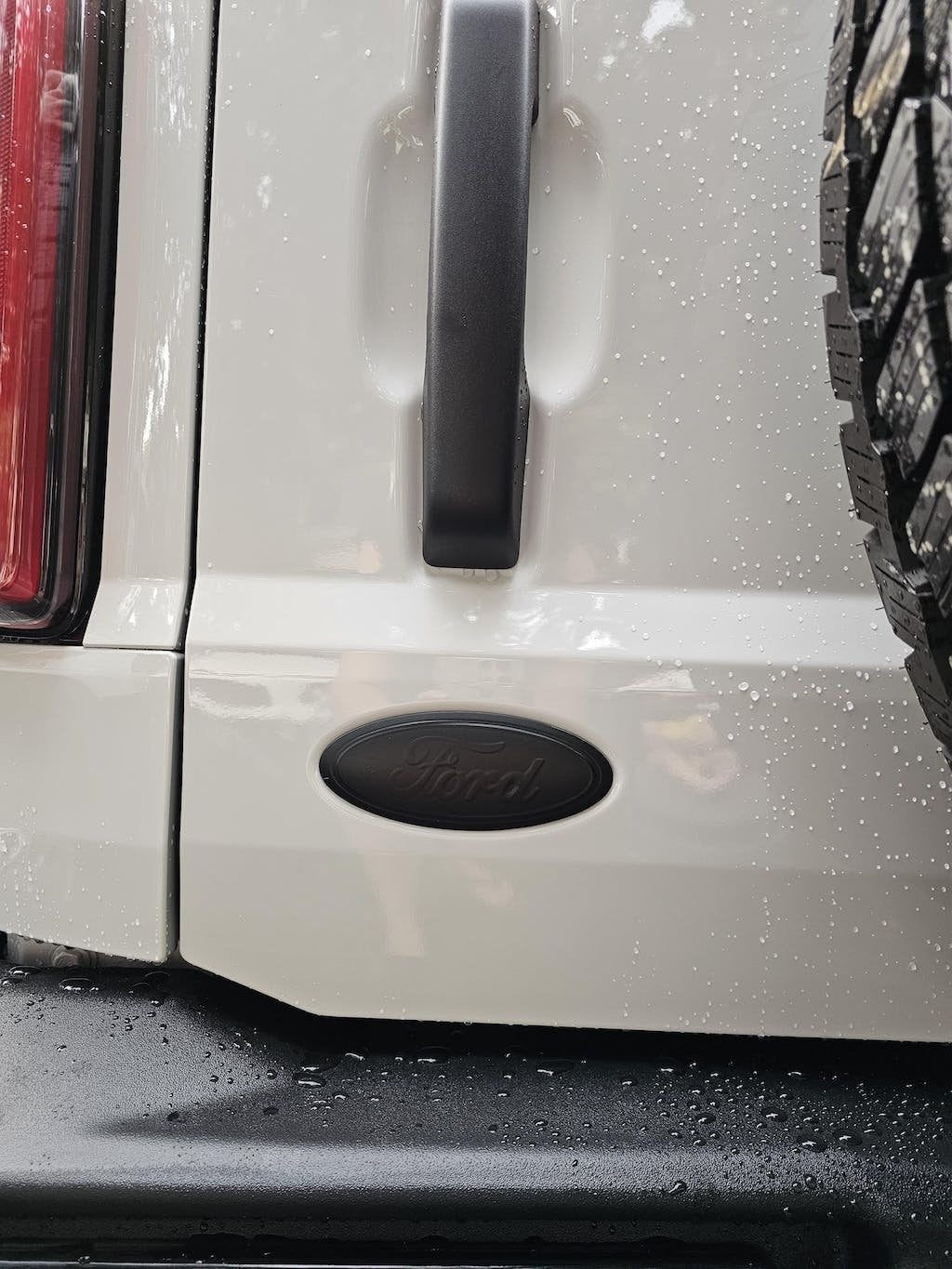 For 2021+ Bronco Rear Oval Overlay Tint 2022 2023 Also Fits Bronco Sport