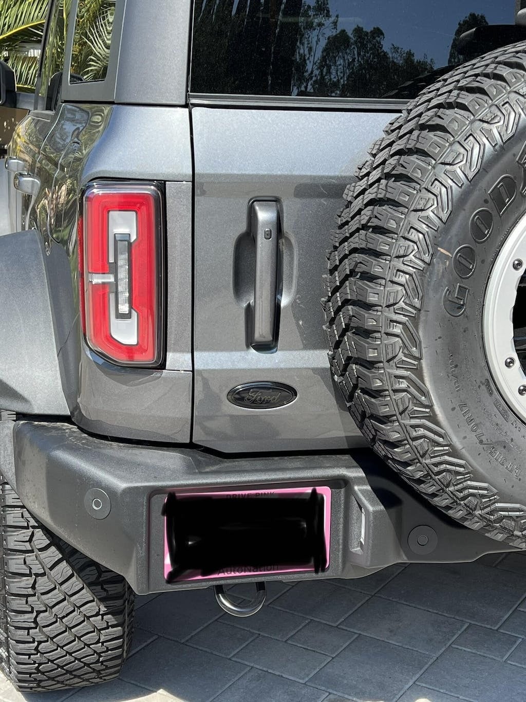For 2021+ Bronco Rear Oval Overlay Tint 2022 2023 Also Fits Bronco Sport