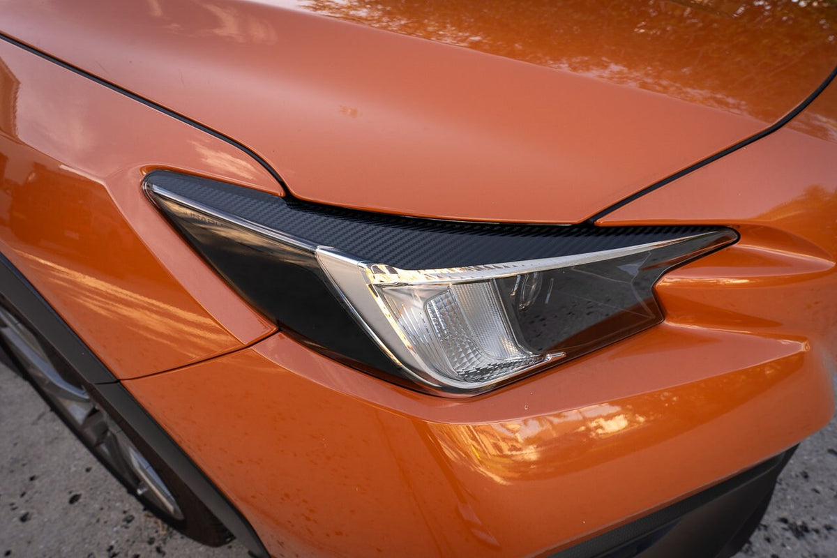 2022 WRX 3D Carbon Headlight Eyebrow Overlays 2023 2024