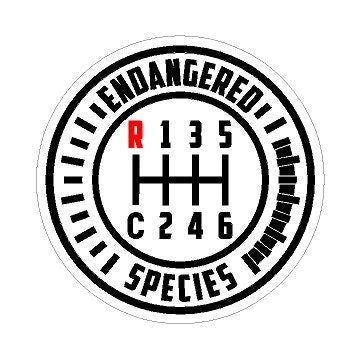 Bronco 6 Speed Manual Endangered Species Sticker Decal 2021 2022 2023