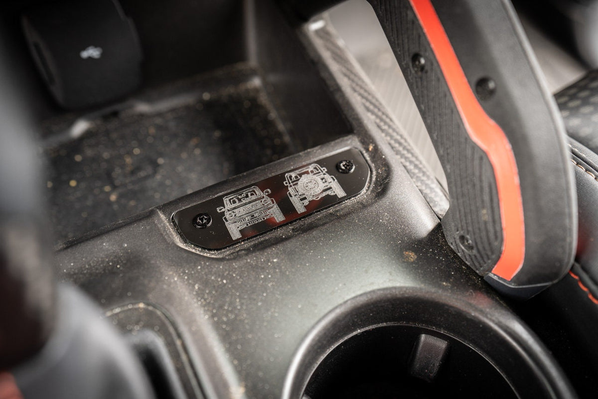 2021+ Bronco Shifter Plate Trim Piece Acrylic