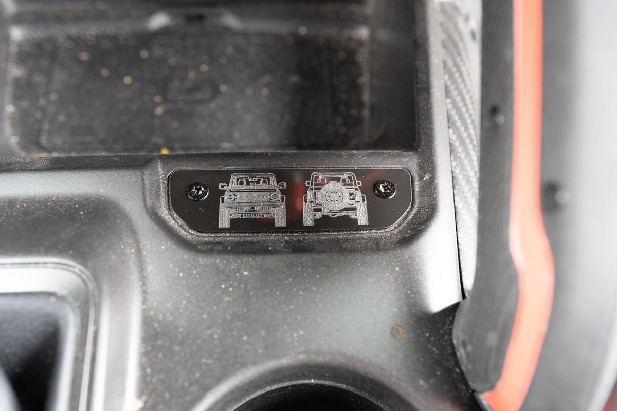 2021+ Bronco Shifter Plate Trim Piece Acrylic