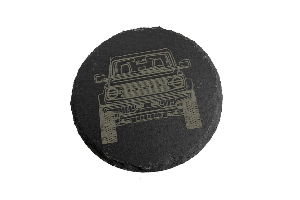 6th Gen Stone Coaster Set for Bronco Owners
