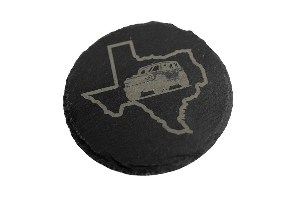 6th Gen Stone Coaster Set for Bronco Owners