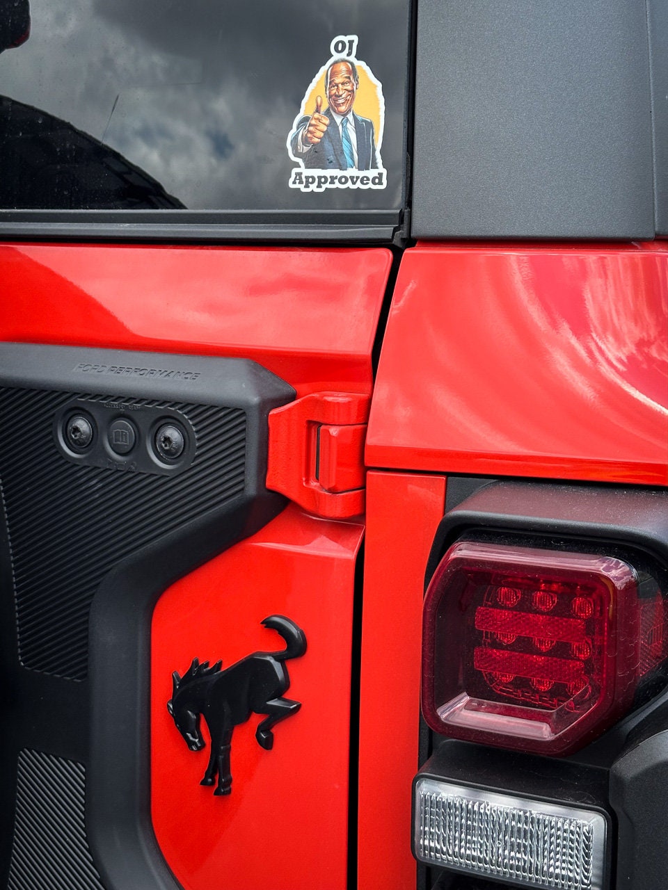 2021+ Bronco OJ Approved Sticker 3.5" Sticker