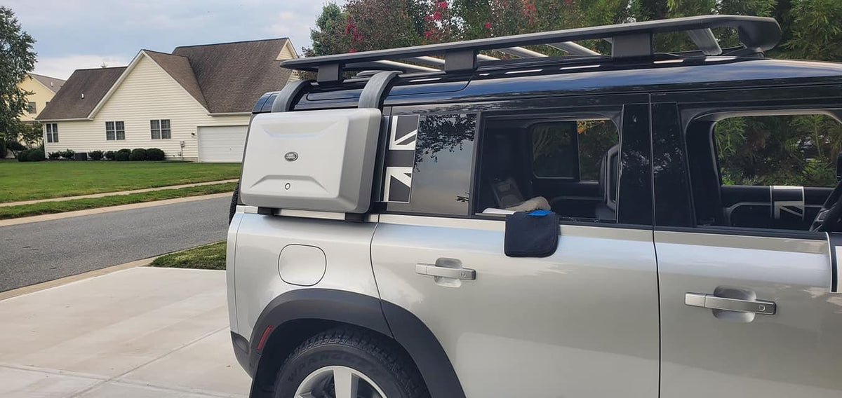 Rear Window Union Jack Overlay Decal for Defender 110 / 130 2020 2021 2022 2023 2024 2025 2026