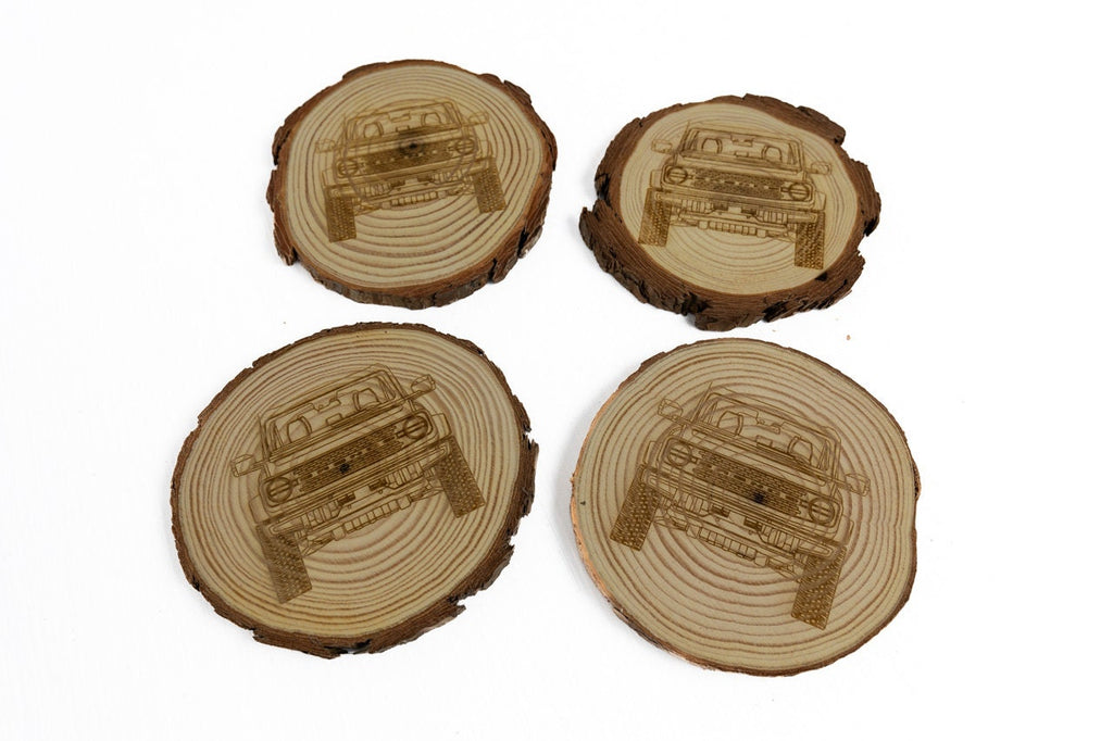 6th Gen Wood Coaster Set for Bronco Owners