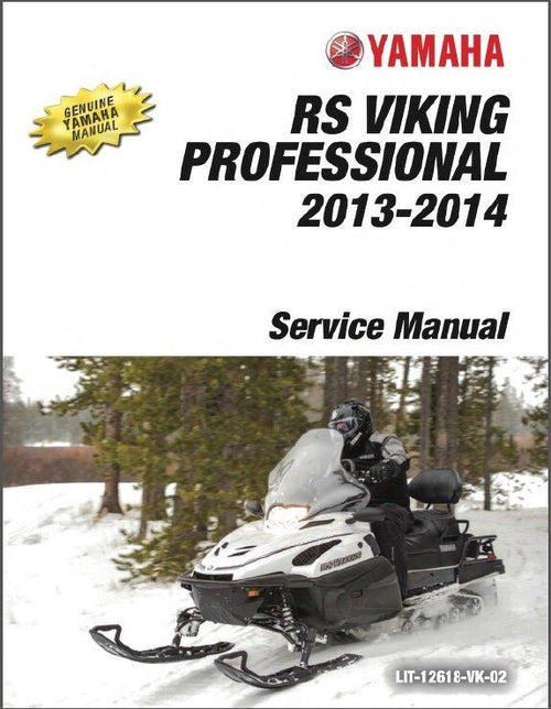 2013-2014 Yamaha RS Viking Professional Snowmobile Service Repair Manual