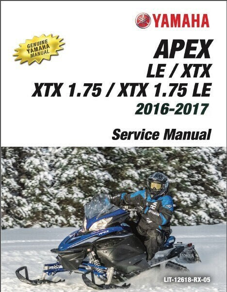 2016-2017 Yamaha Apex LE / XTX Snowmobile Service Repair Manual