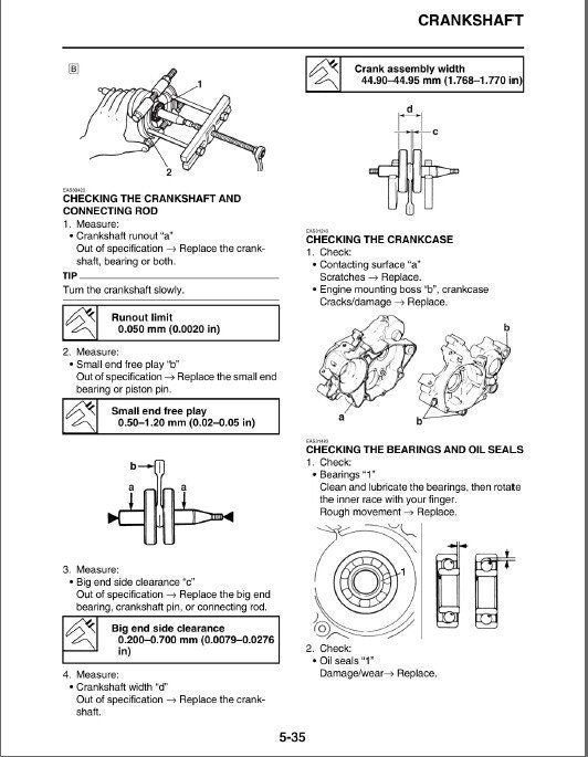 YAMAHA YZ125 2017 Workshop Repair Service Manual