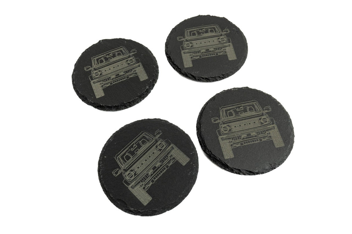 6th Gen Stone Coaster Set for Bronco Owners