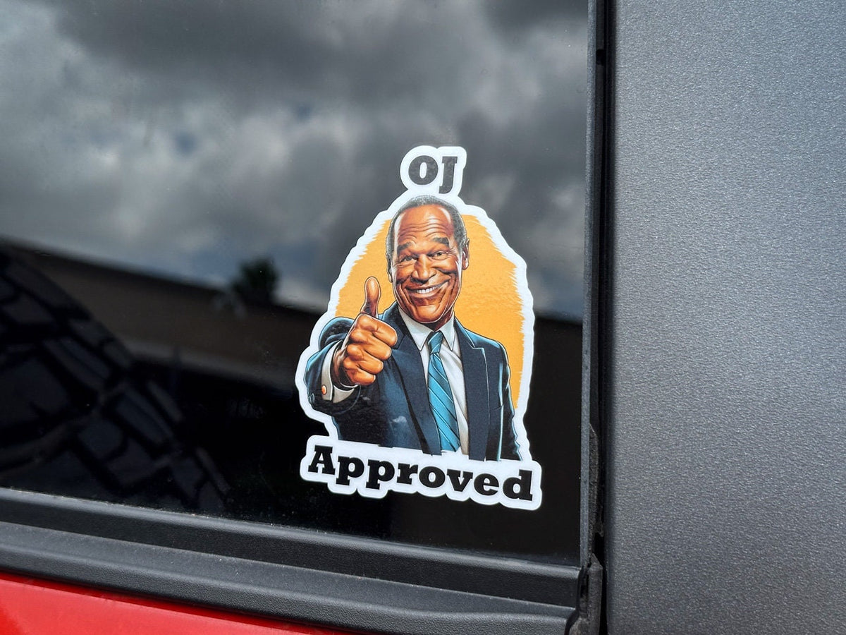 2021+ Bronco OJ Approved Sticker 3.5" Sticker