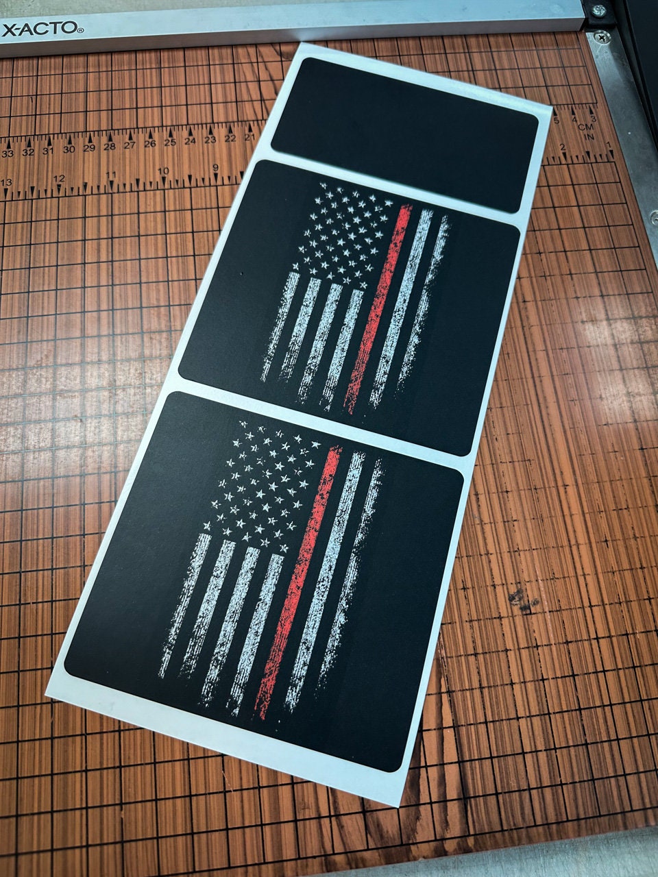 Bronco American Flag Sun Visor Decals - 2021+ Ford Overlay Stickers