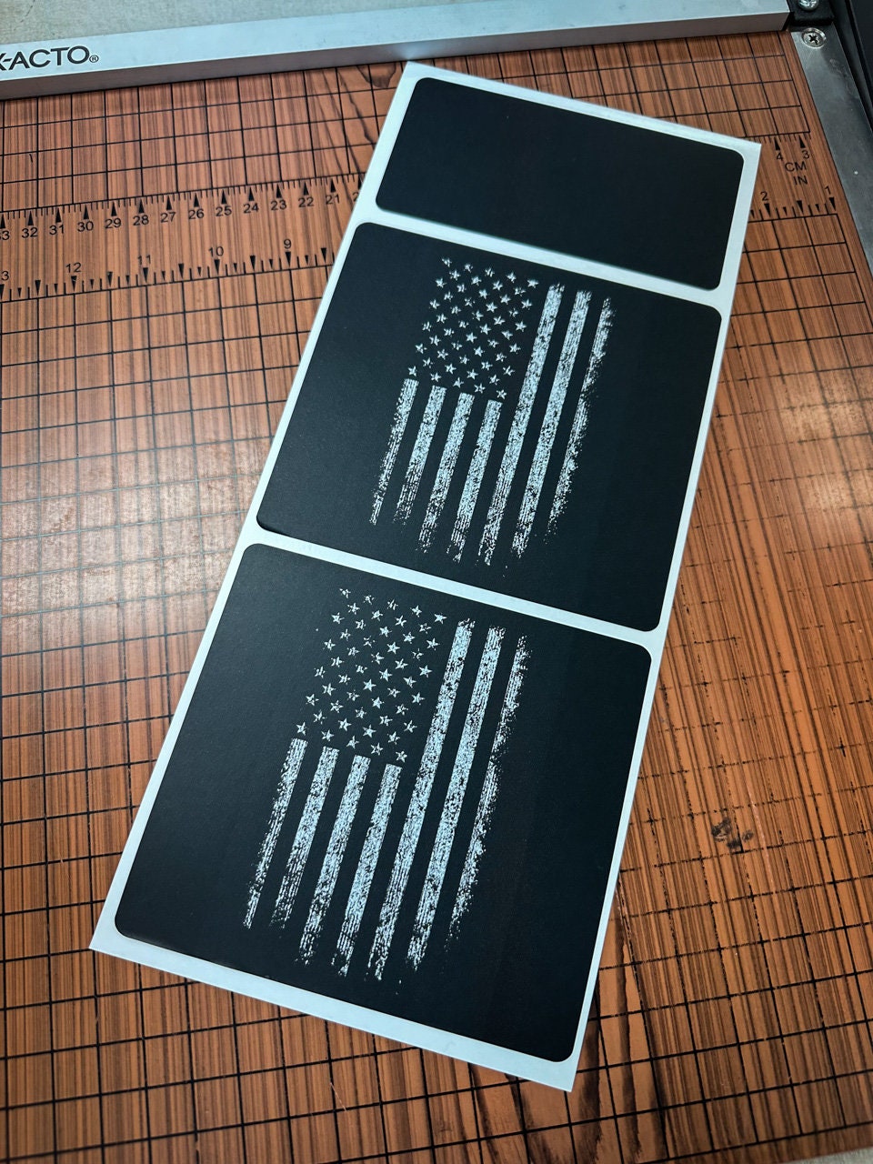 Bronco American Flag Sun Visor Decals - 2021+ Ford Overlay Stickers